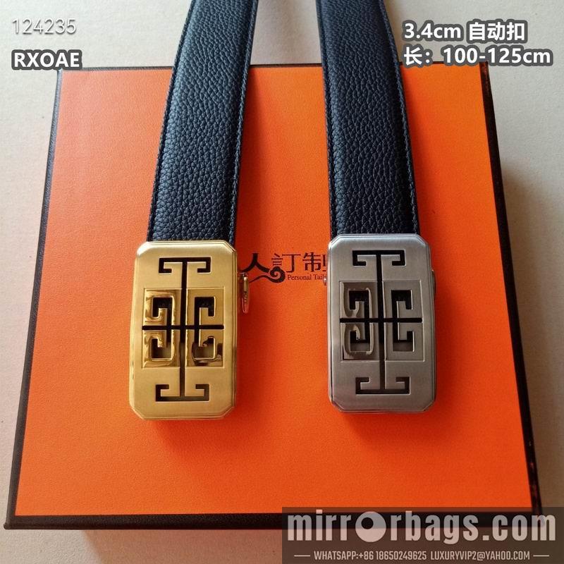 Replica Givenchy belt 34mmX100-125cm 8L02