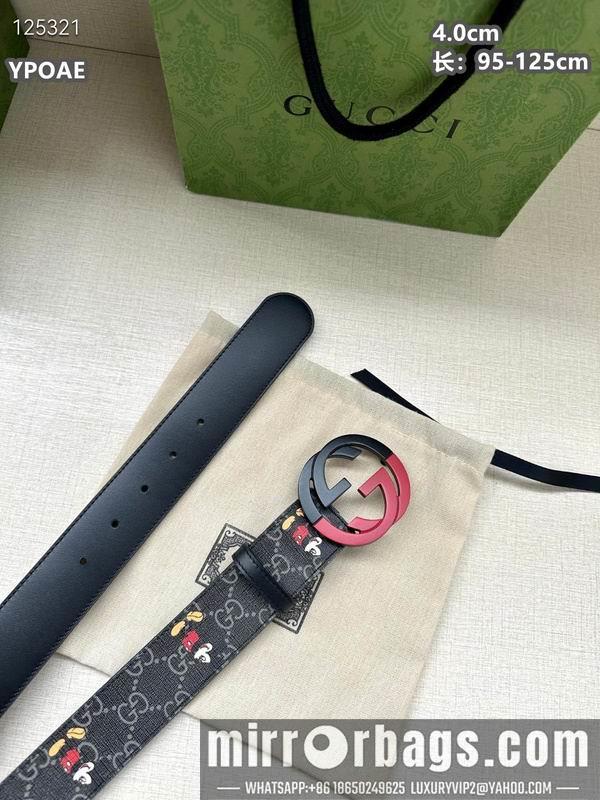 Replica Gucci belt 40mmX95-125cm 8L78