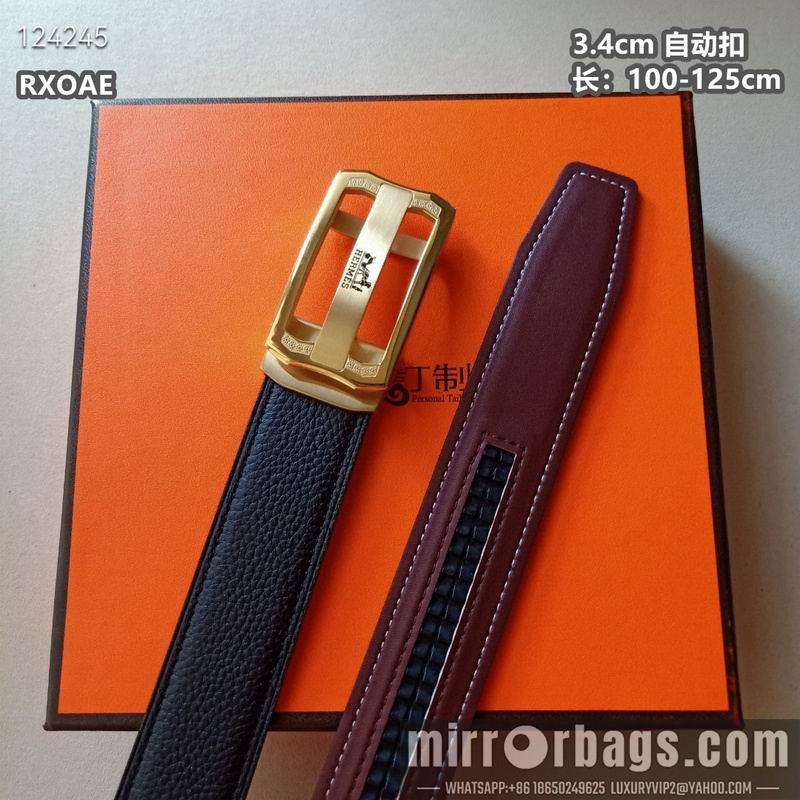 Replica Hermes belt 34mmX100-125cm 8L08