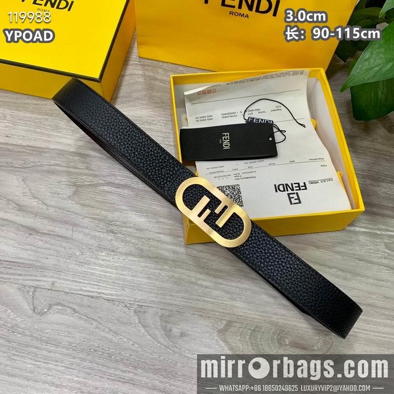 Replica Fendi belt 30mmX90-115cm 8L19