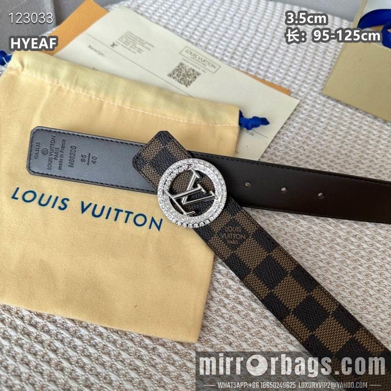 Replica LV belt 35mmX95-125cm 8L18