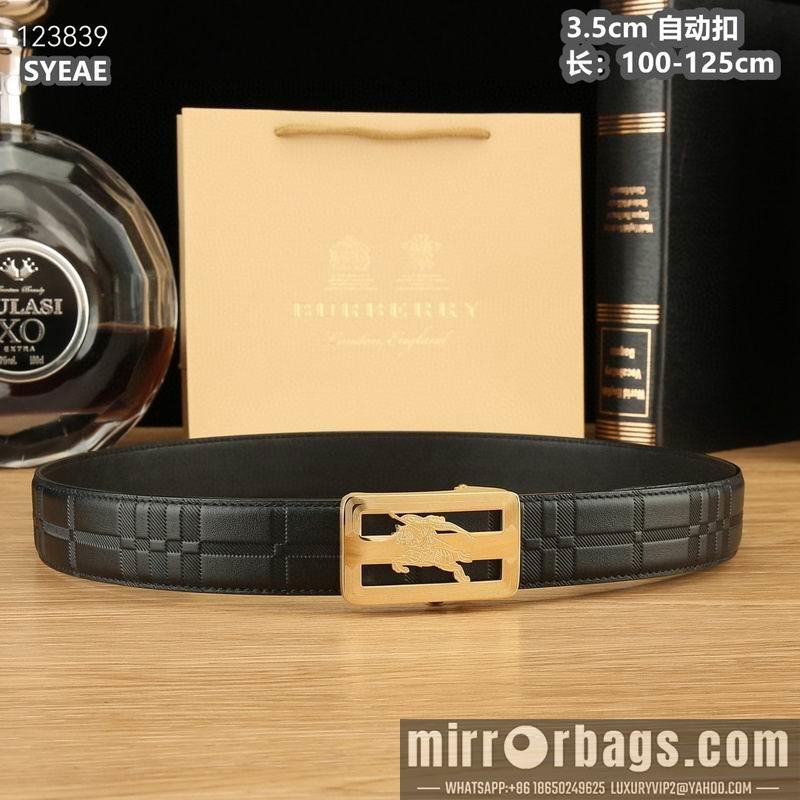 Replica Burberry belt 35mmX100-125cm 8L78