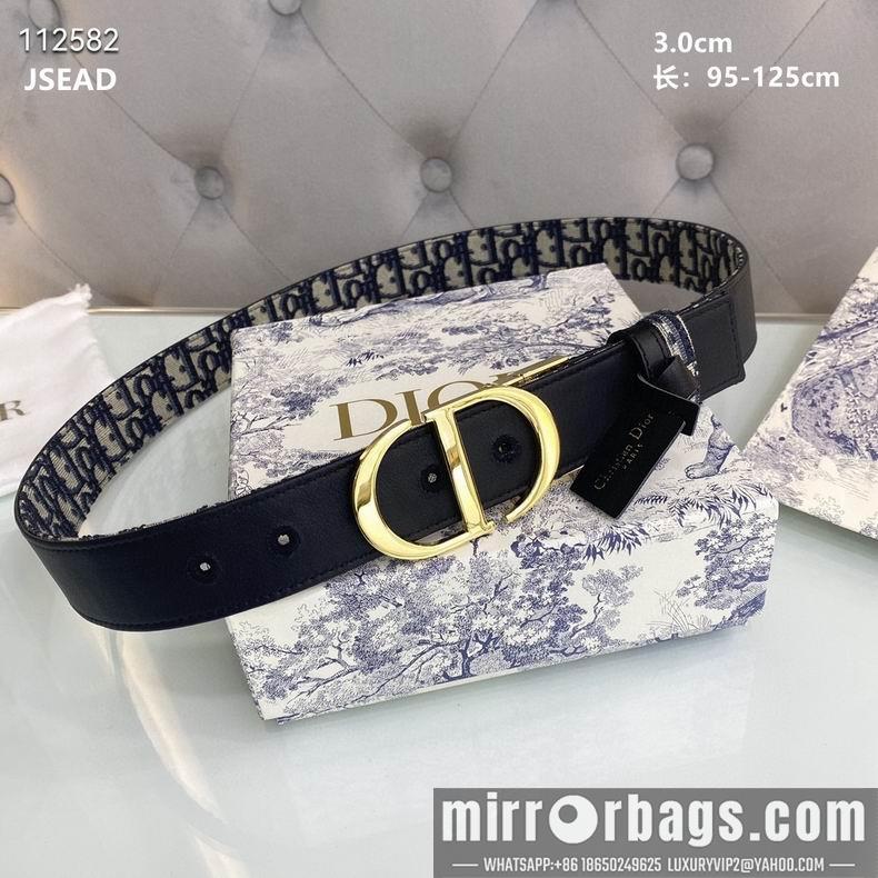 Replica Dior belt 30mmX95-125cm 8L11