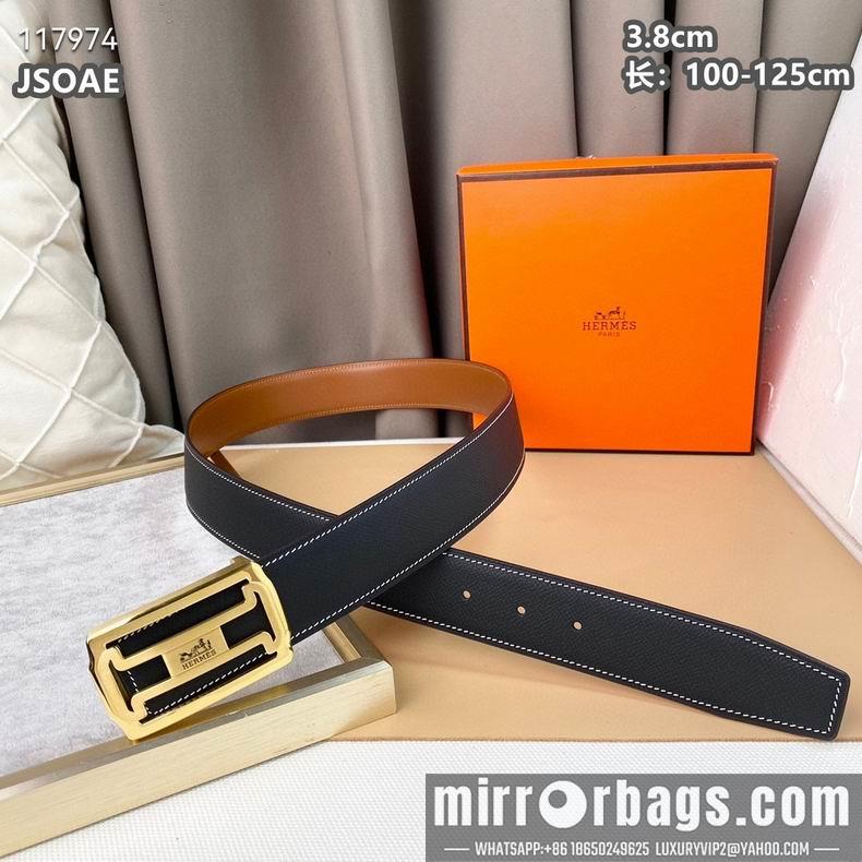 Replica Hermes belt 38mmX100-125cm 8L010801