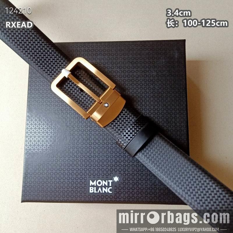 Replica Montblanc belt 34mmX100-125cm 8L07