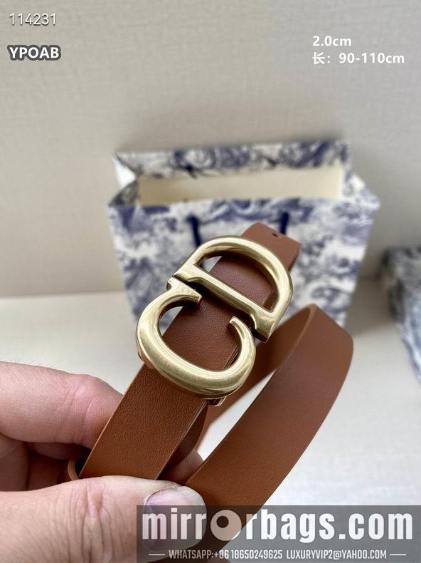 Replica Dior Belt 20mmX90-110cm 8L03