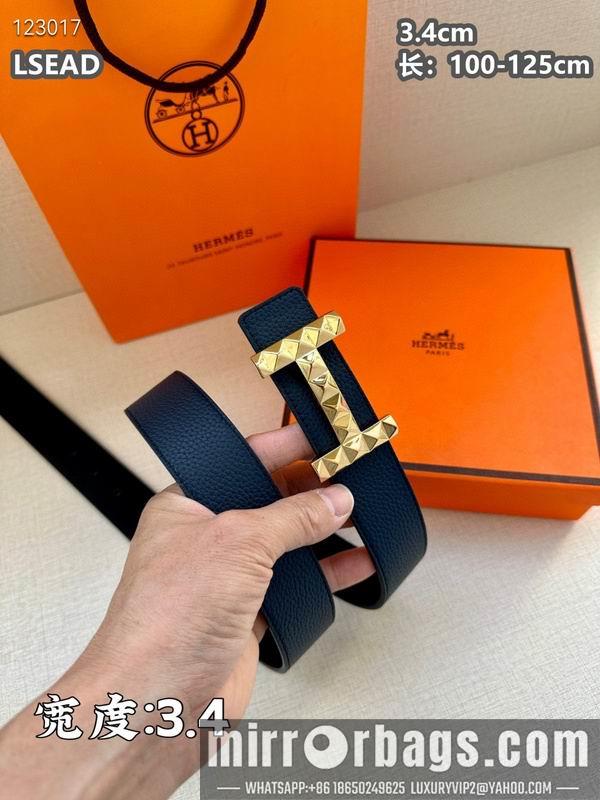 Replica Hermes belt 34mmX100-125cm 8L06