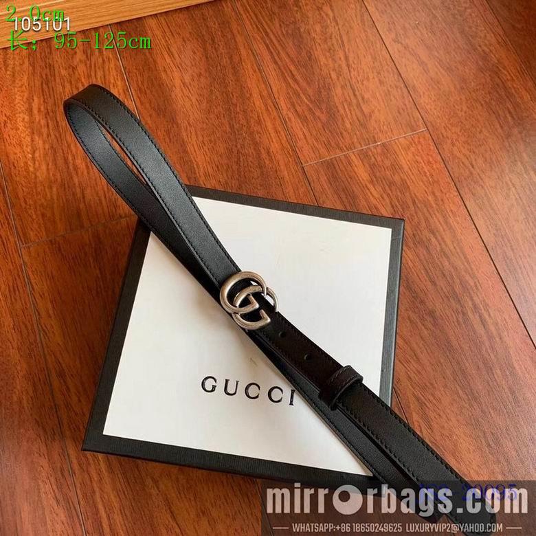 Replica Gucci belt 20mm 95-125cm 8L01
