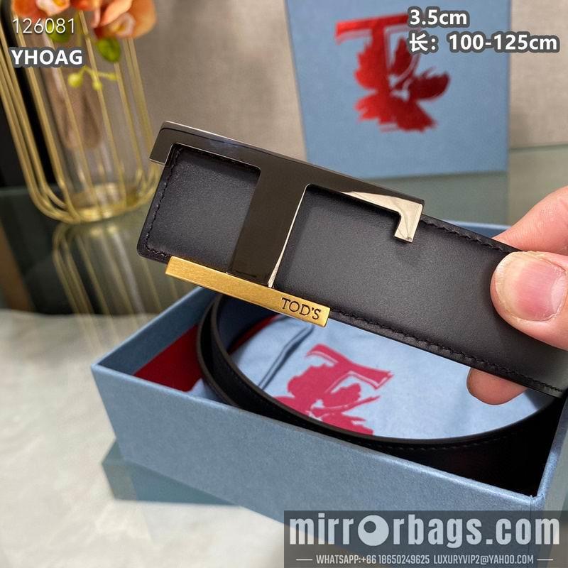 Replica Tod's belt 35mmX100-125cm 8L06