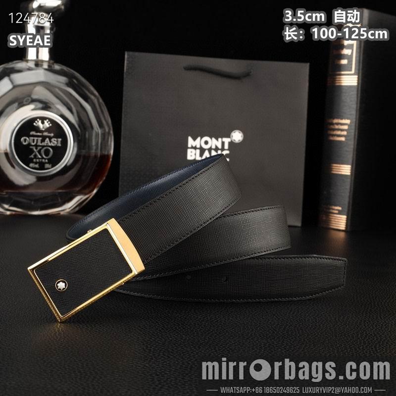 Replica Montlanc belt 35mmX100-125cm 8L30