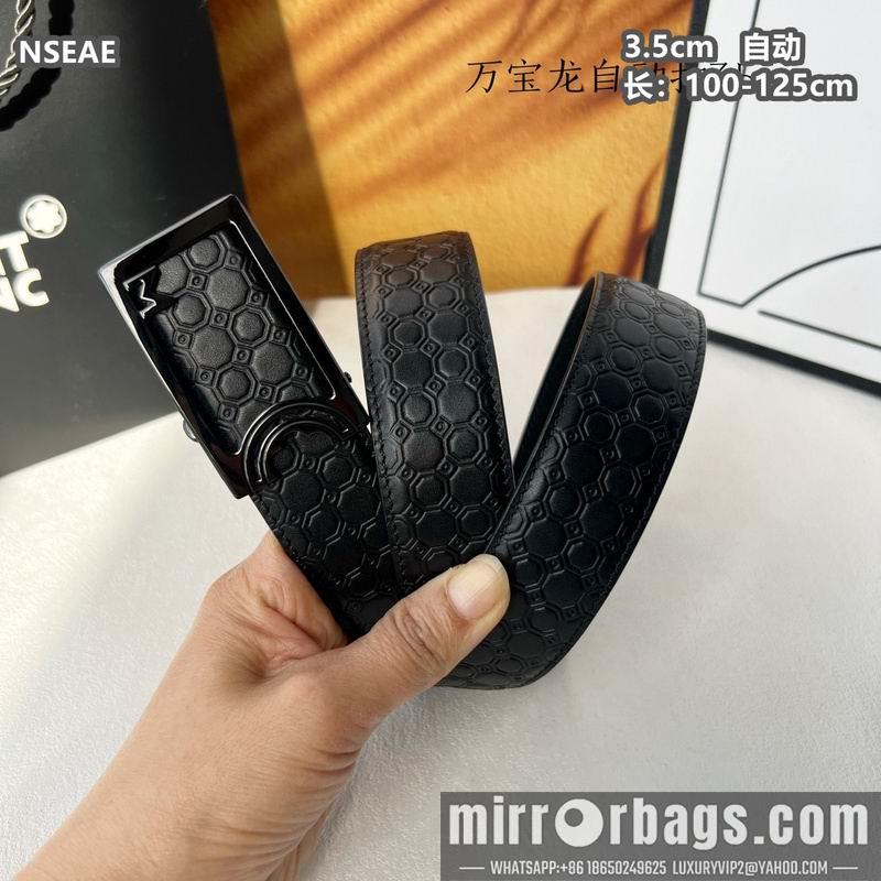 Replica Montlanc belt 35mmX100-125cm 8L69