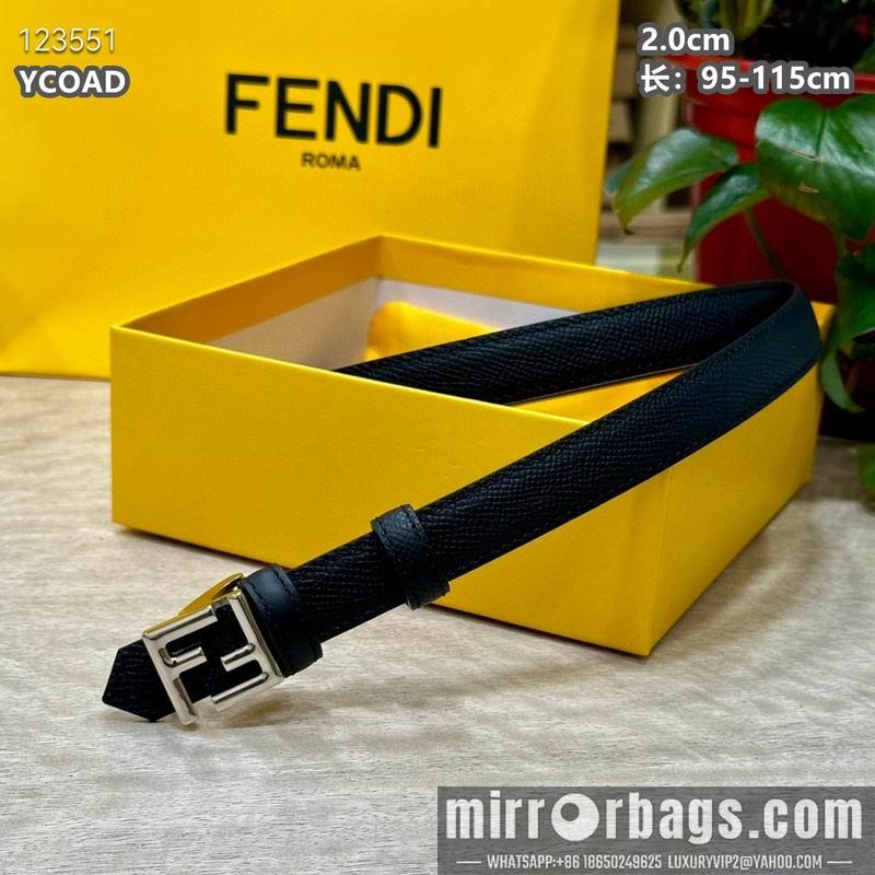 Replica Fendi belt 20mmX95-115cm 8L16