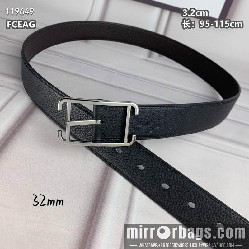 Replica Hermes belt 32mmX95-115cm 8L040801