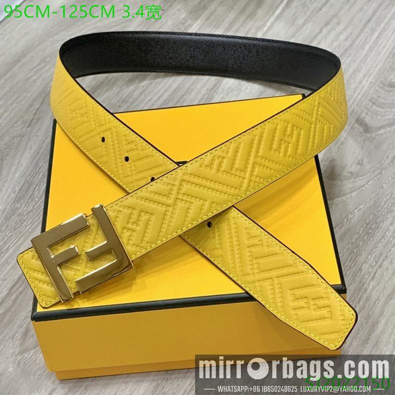Replica Fendi Belt 34mmX95-125cm 7D01