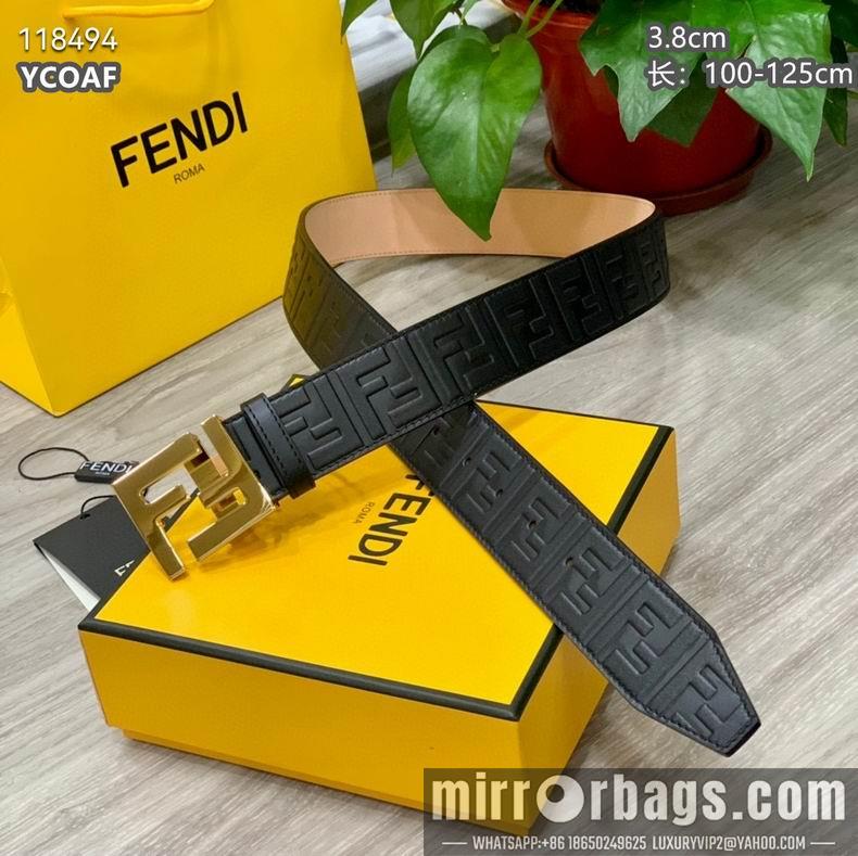 Replica Fendi belt 38mmX100-125cm 8L02