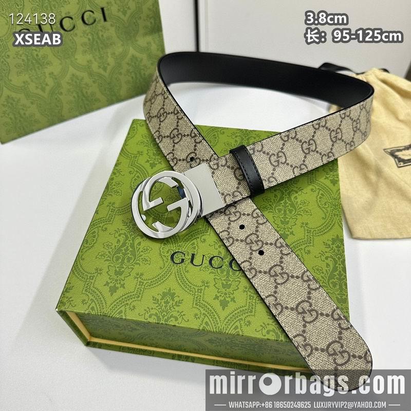 Replica Gucci belt 38mmX95-125cm 8L09