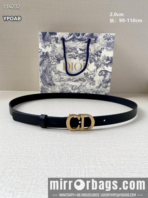 Replica Dior Belt 20mmX90-110cm 8L03