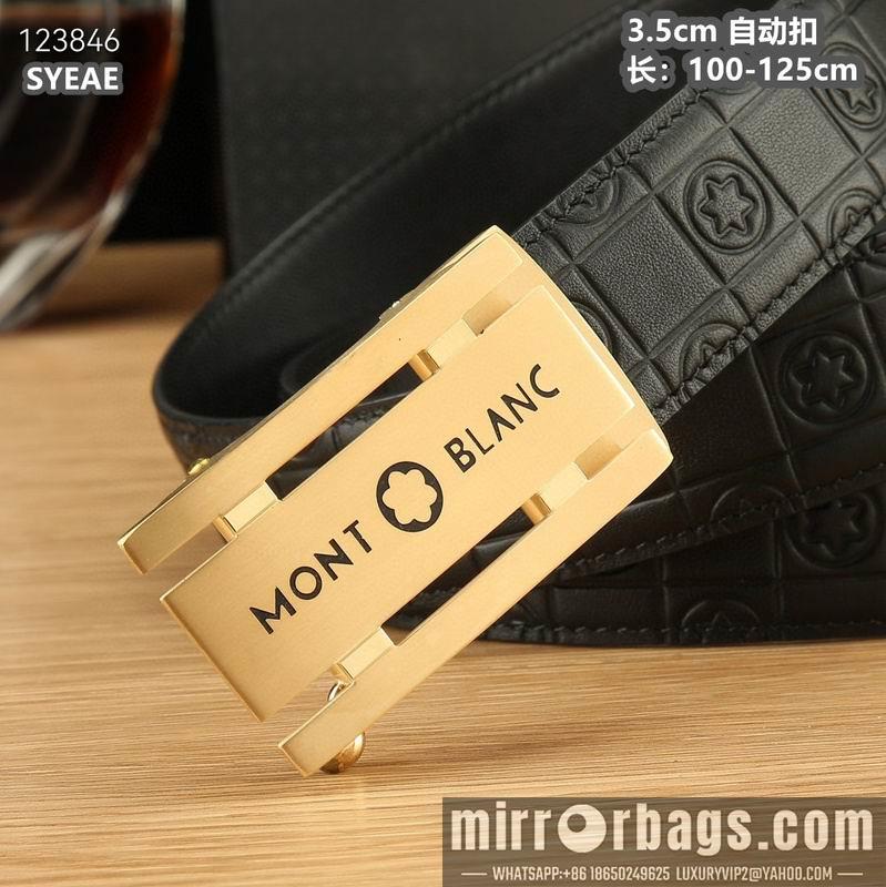 Replica Montlanc belt 35mmX100-125cm 8L55