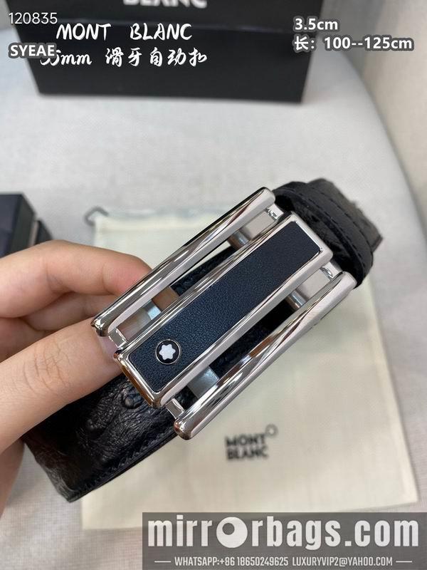 Replica Montblanc belt 自动扣 35mmX100-125cm 8L072015