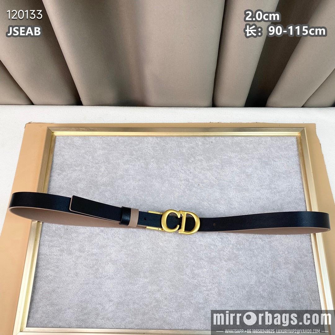 Replica Dior belt 20mmX90-115cm 8L072001