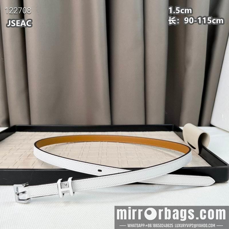 Replica Hermes belt 15mmX90-115cm 8L04