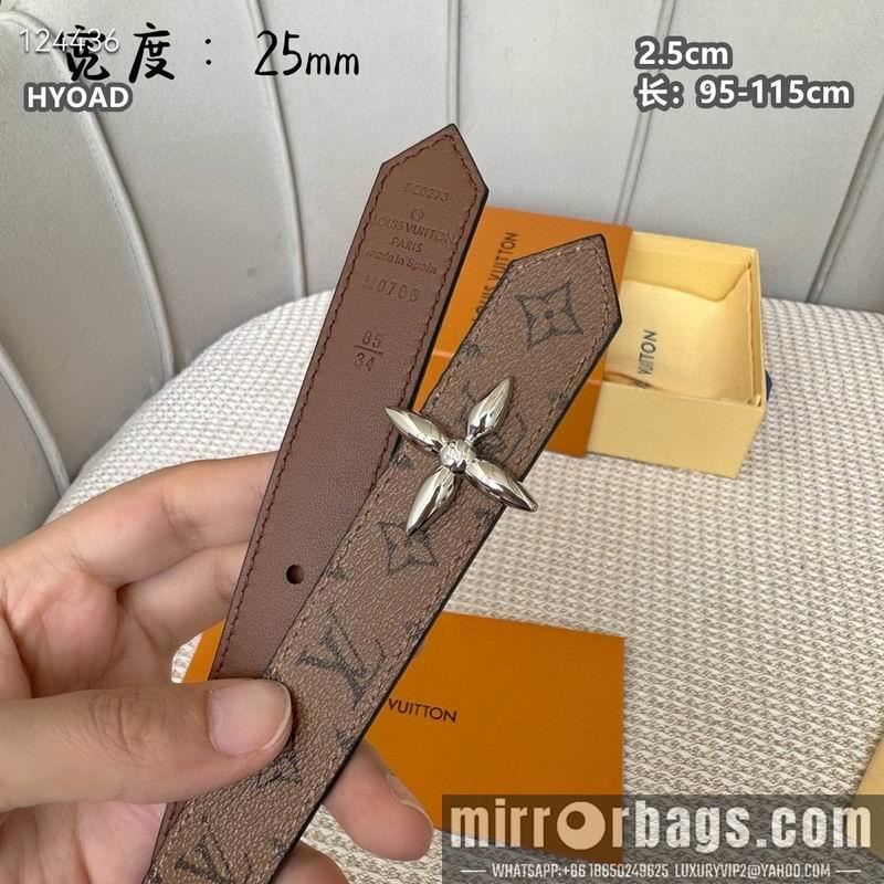 Replica LV belt 25mmX95-115cm 8L14