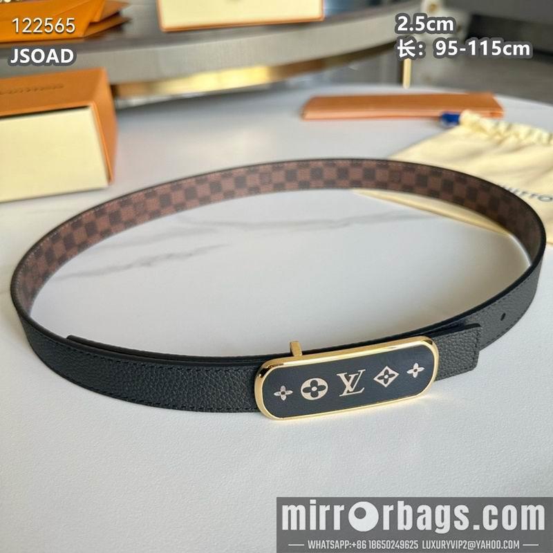 Replica LV belt 25mmX95-115cm 8L16