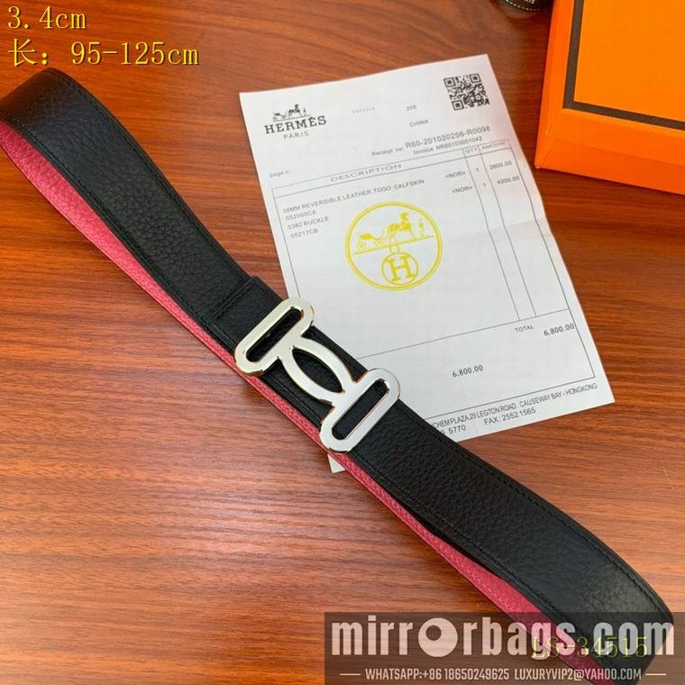 Replica Hermes Belt 34mm 95-125cm 8L04