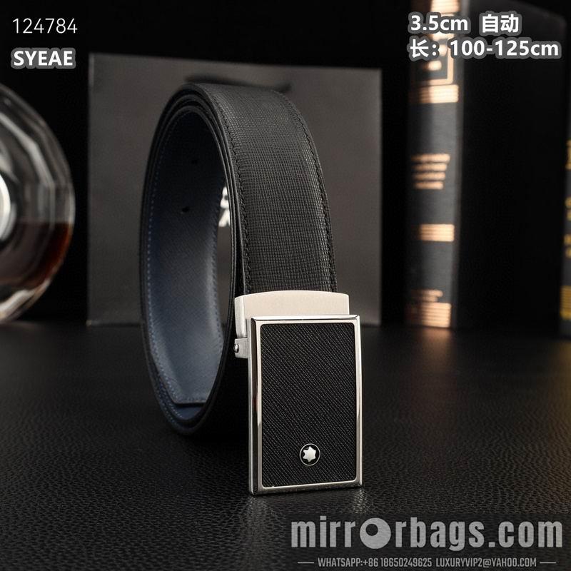 Replica Montlanc belt 35mmX100-125cm 8L30