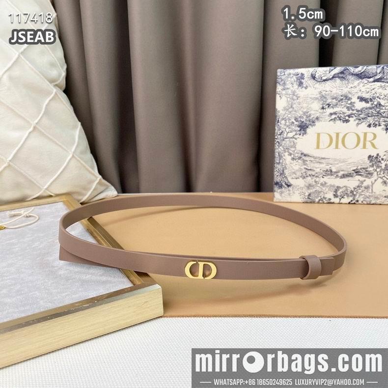 Replica Dior belt 15mmX90-110cm 8L01