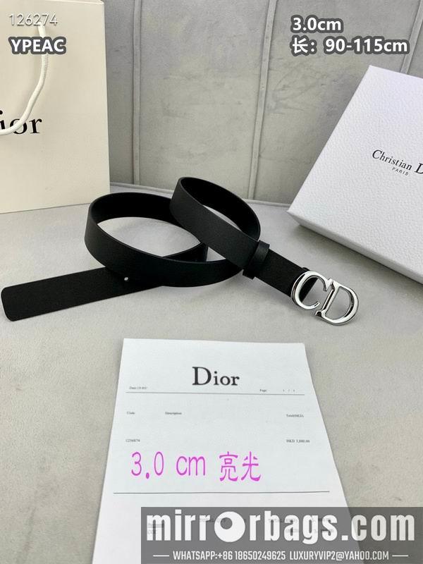 Replica Dior belt 30mmX90-115cm 8L111004