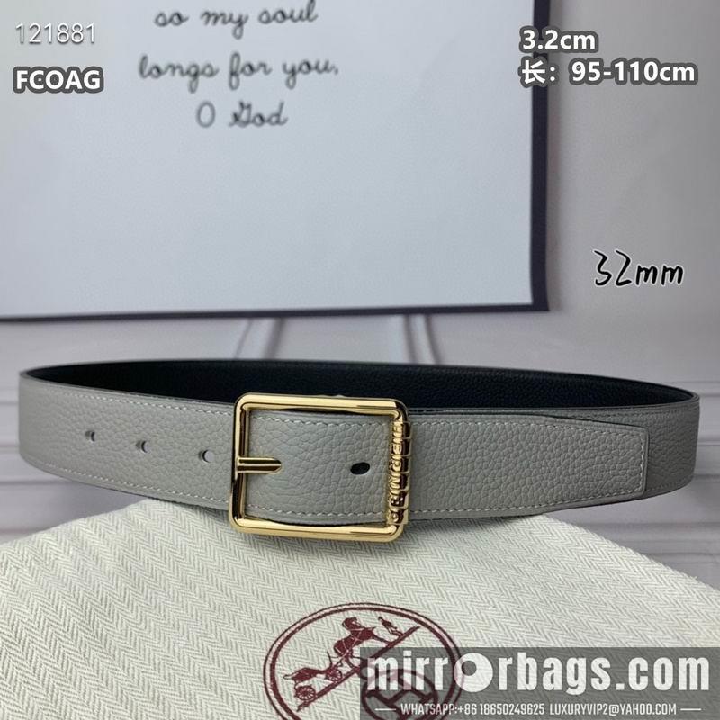 Replica Hermes belt 32mmX95-110cm 8L26