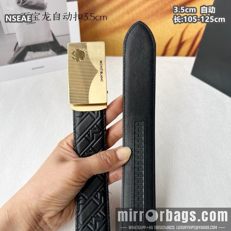 Replica Montlanc belt 35mmX100-125cm 8L71