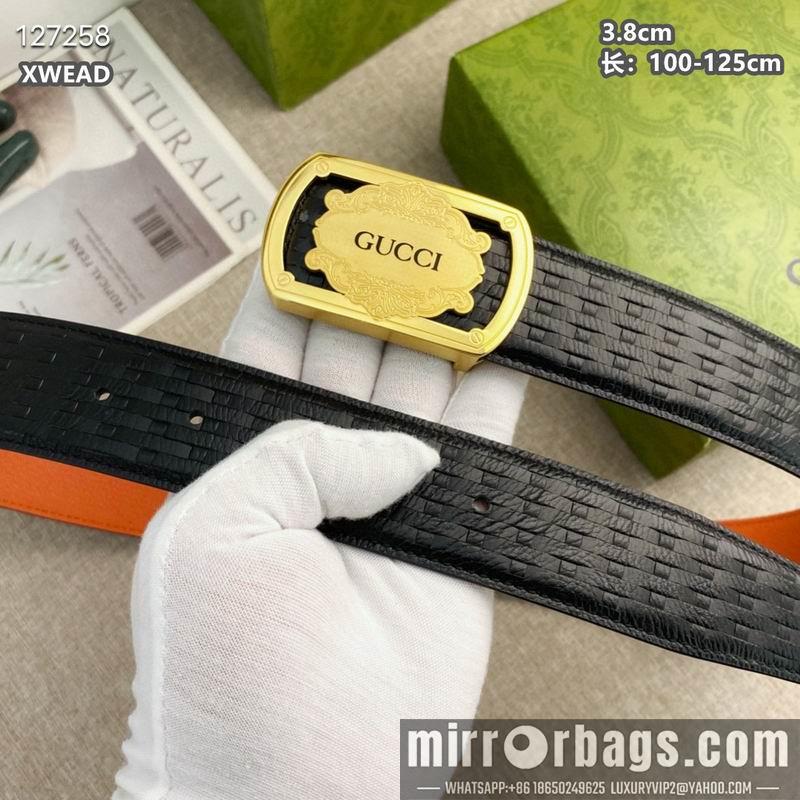 Replica Gucci belt 38mmX100-125cm 8L47