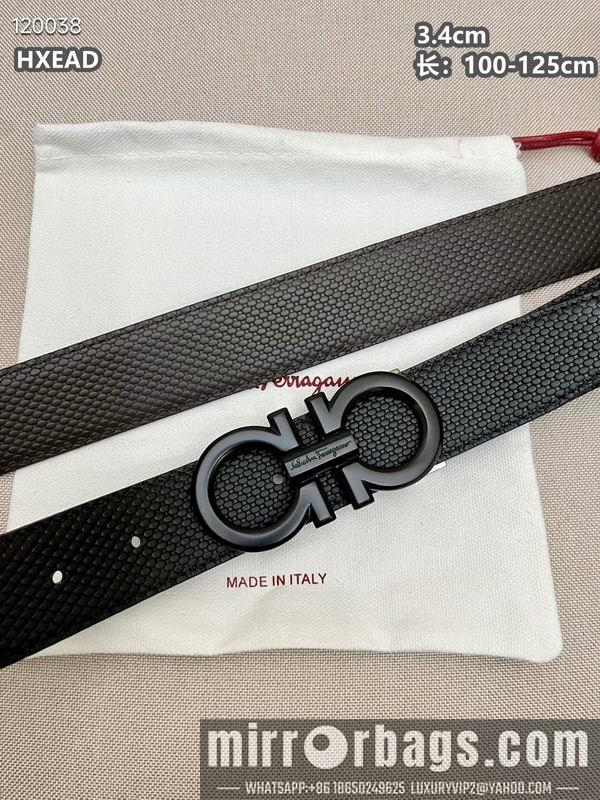 Replica Ferragamo belt 34mmX100-125cm 8L04