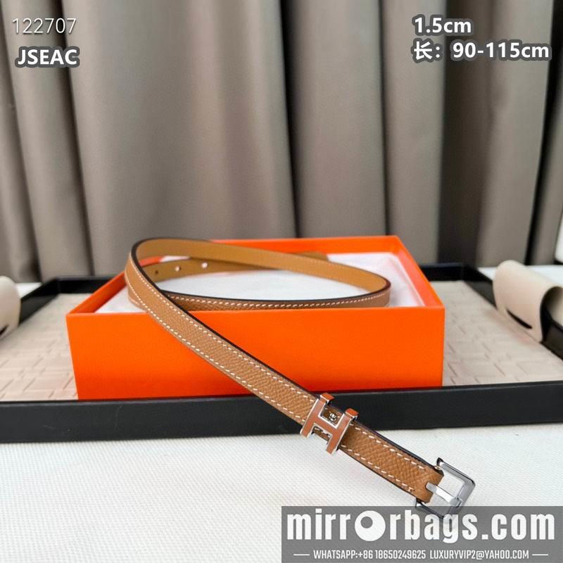 Replica Hermes belt 15mmX90-115cm 8L04