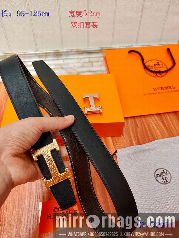 Replica Hermes Belt 32mm 双扣95-125cm 8L01