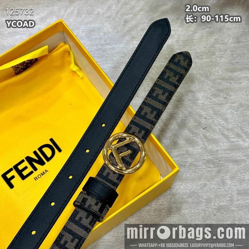 Replica Fendi belt 20mmX90-115cm 8L18