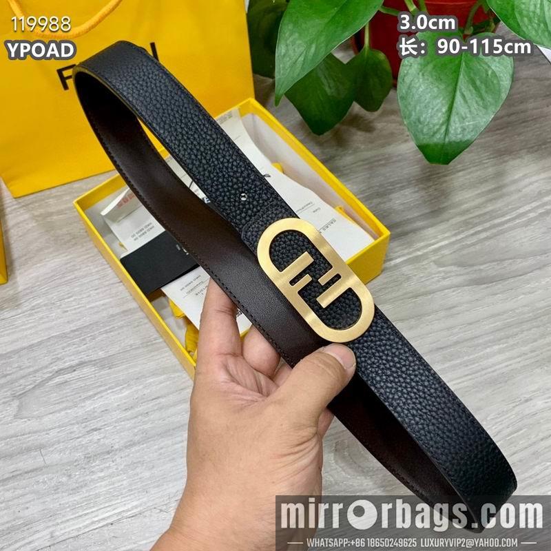 Replica Fendi belt 30mmX90-115cm 8L19