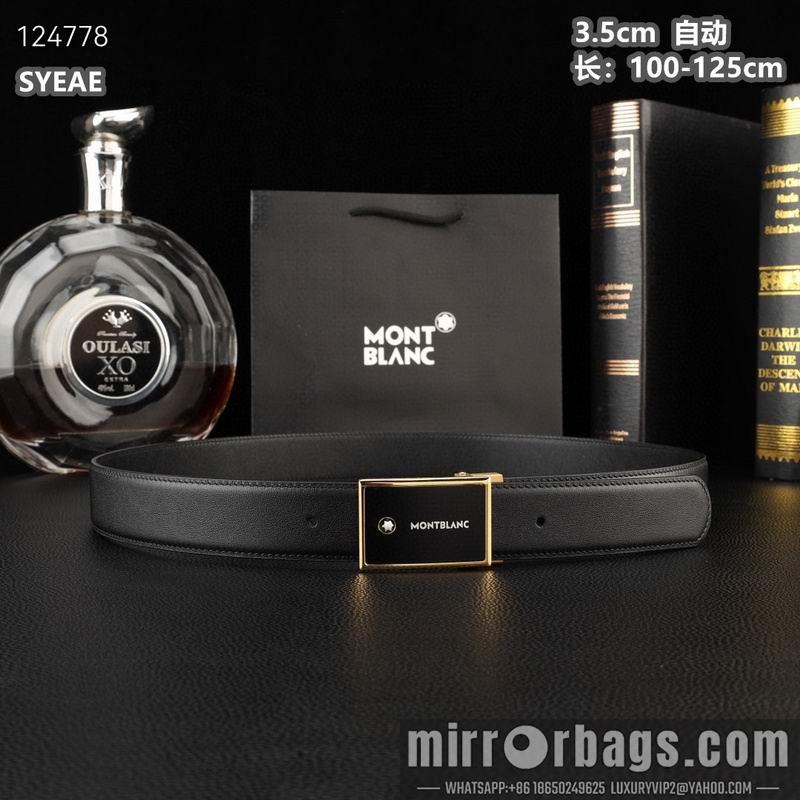 Replica Montlanc belt 35mmX100-125cm 8L36