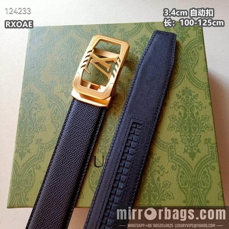 Replica LV belt 34mmX100-125cm 8L29