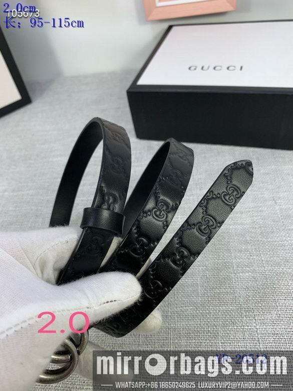 Replica Gucci belt 20mm 95-115cm 8L02