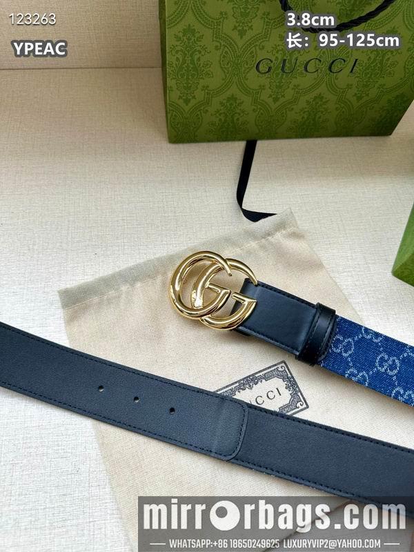 Replica Gucci belt 38mmX95-125cm 8L11