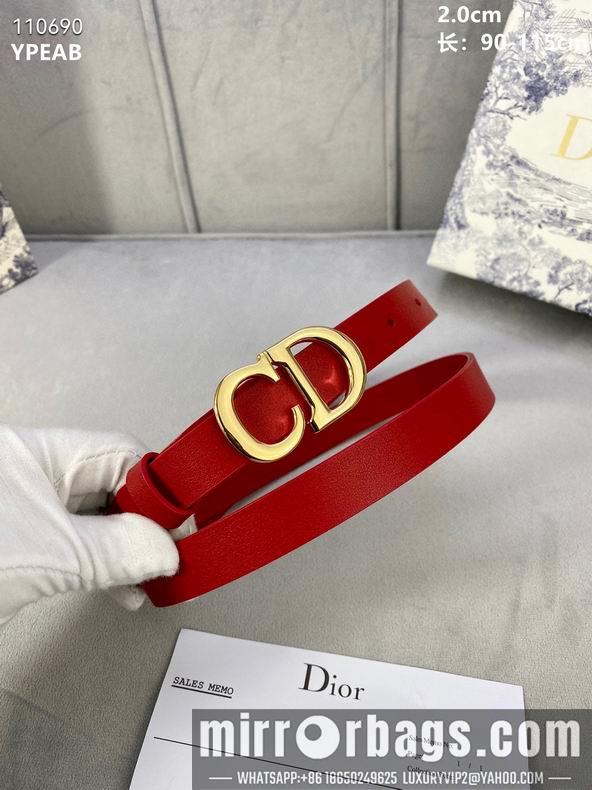 Replica Dior Belt 20mmX90-115cm 8L04