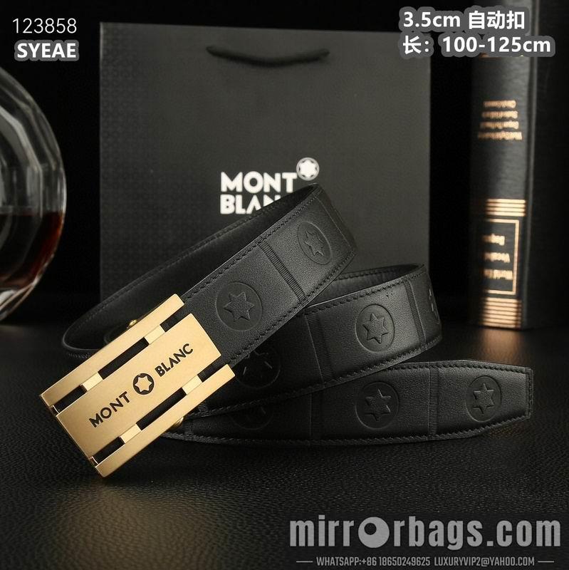 Replica Montlanc belt 35mmX100-125cm 8L52