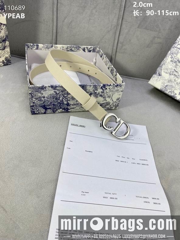 Replica Dior Belt 20mmX90-115cm 8L04