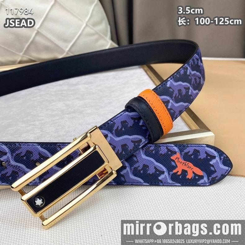 Replica Montblanc belt 35mmX100-125cm 8L11