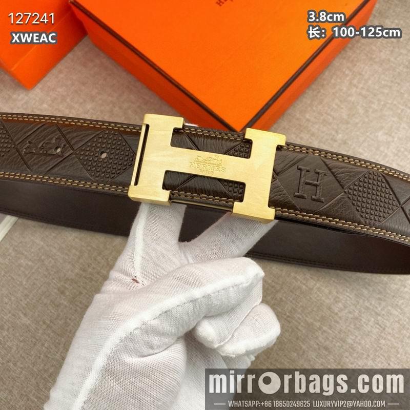 Replica Hermes belt 38mmX100-125cm 8L49