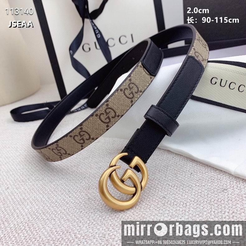 Replica Gucci belt 20mmX90-115cm 8L07