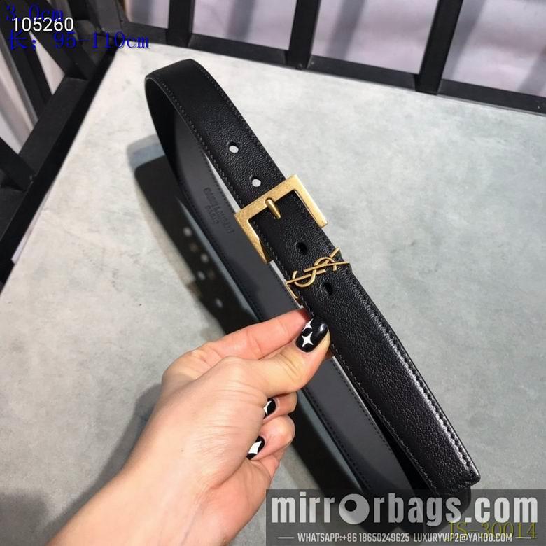 Replica YSL Belt 30mmX95-110cm 8L05